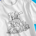 Built On The Rock – Unisex Christian T-Shirt designed by 3rd Day Christian Clothing.