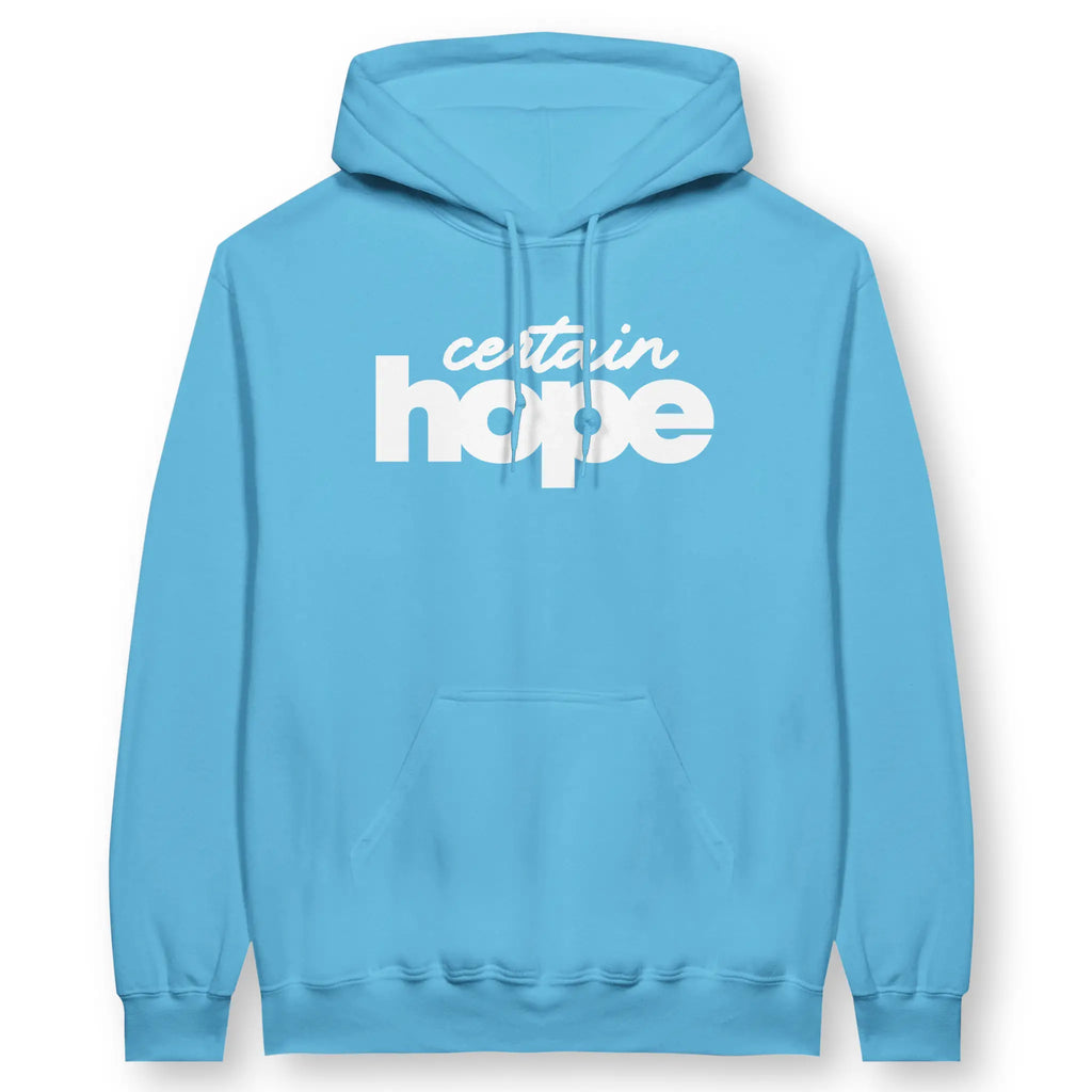 certain hope – Unisex Christian Hoodie designed by 3rd Day Christian Clothing.