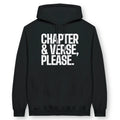 Chapter & Verse, Please. – Unisex Christian Hoodie designed by 3rd Day Christian Clothing.