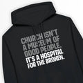 Church Isn't A Museum – Unisex Christian Hoodie designed by 3rd Day Christian Clothing.