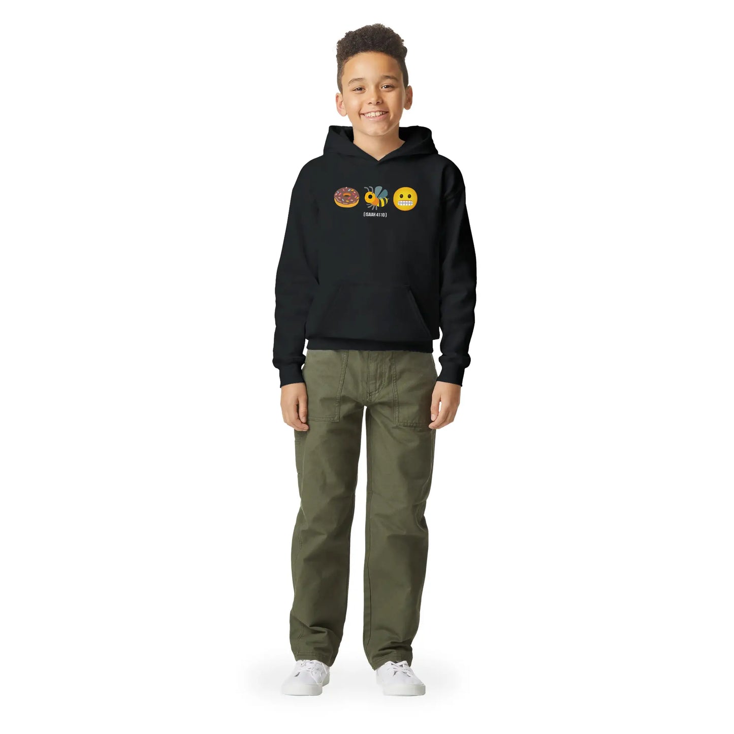 Do Not Be Afraid (Isaiah 41:10) | Premium Kids' Christian Hoodie