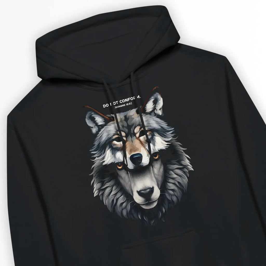 Do Not Conform (Romans 12:2) – Unisex Christian Hoodie designed by 3rd Day Christian Clothing.