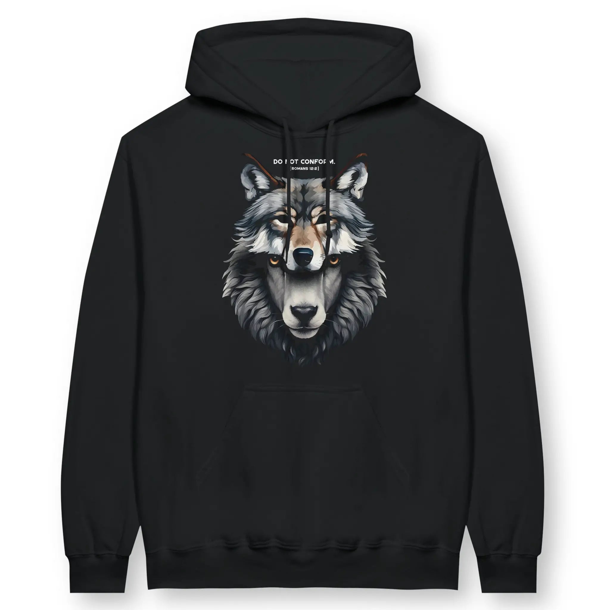 Do Not Conform (Romans 12:2) – Unisex Christian Hoodie designed by 3rd Day Christian Clothing.