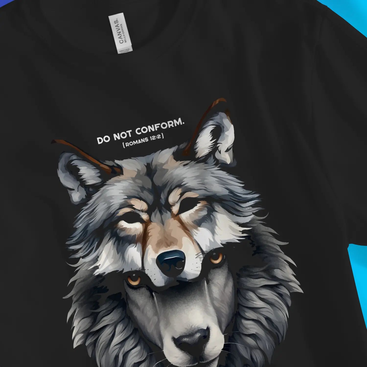 Do Not Conform (Romans 12:2) – Unisex Christian T-Shirt designed by 3rd Day Christian Clothing.