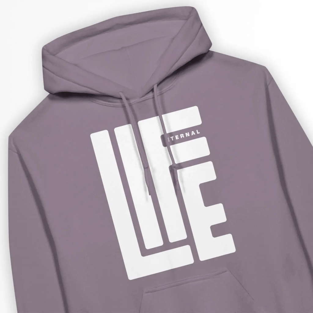 ETERNAL LIFE (2nd Edition) – Unisex Christian Hoodie designed by 3rd Day Christian Clothing.