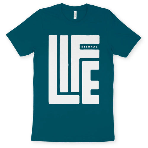 ETERNAL LIFE (3rd Edition) – Unisex Christian T-Shirt designed by 3rd Day Christian Clothing.