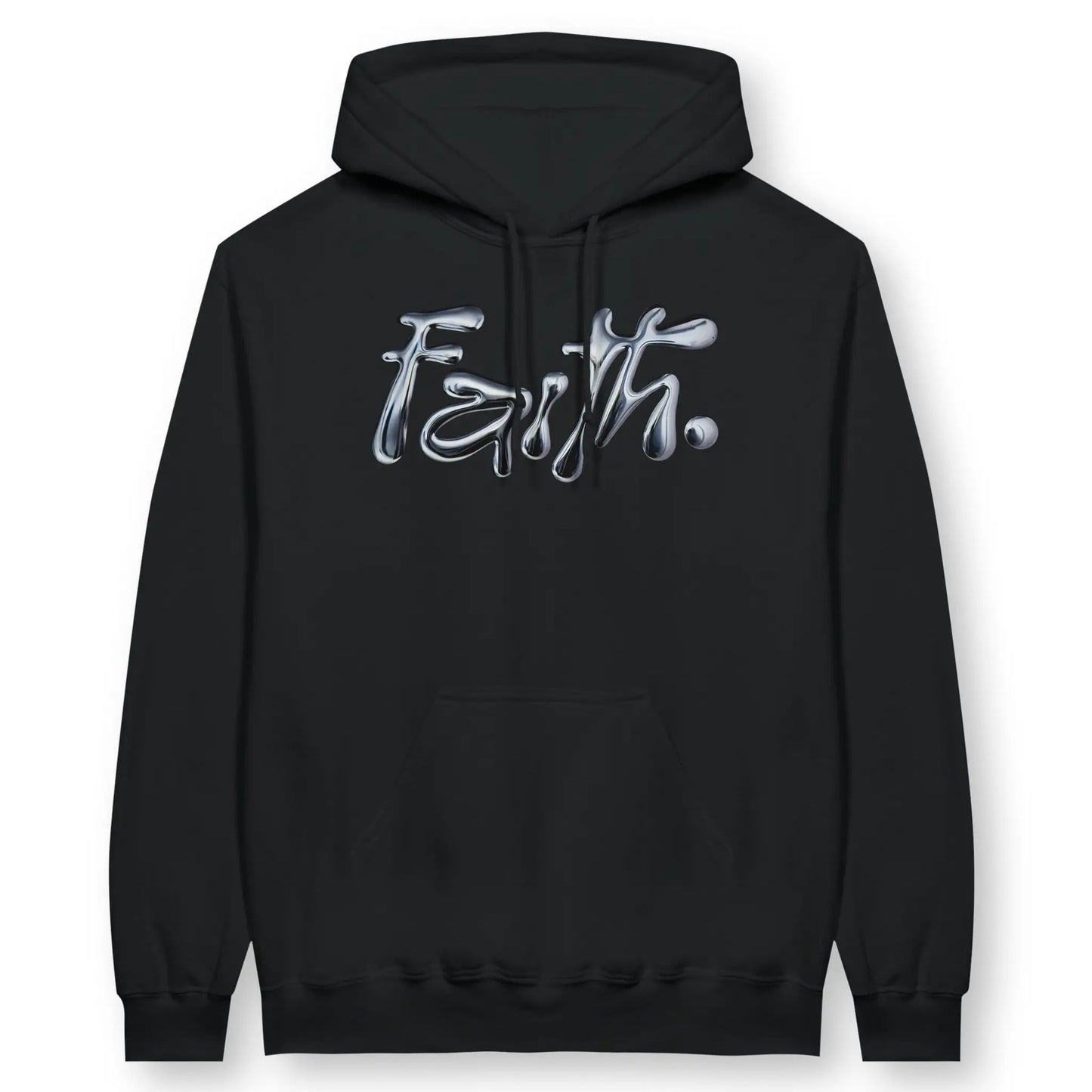 Faith. (Chrome Effect) | Premium Unisex Christian Hoodie