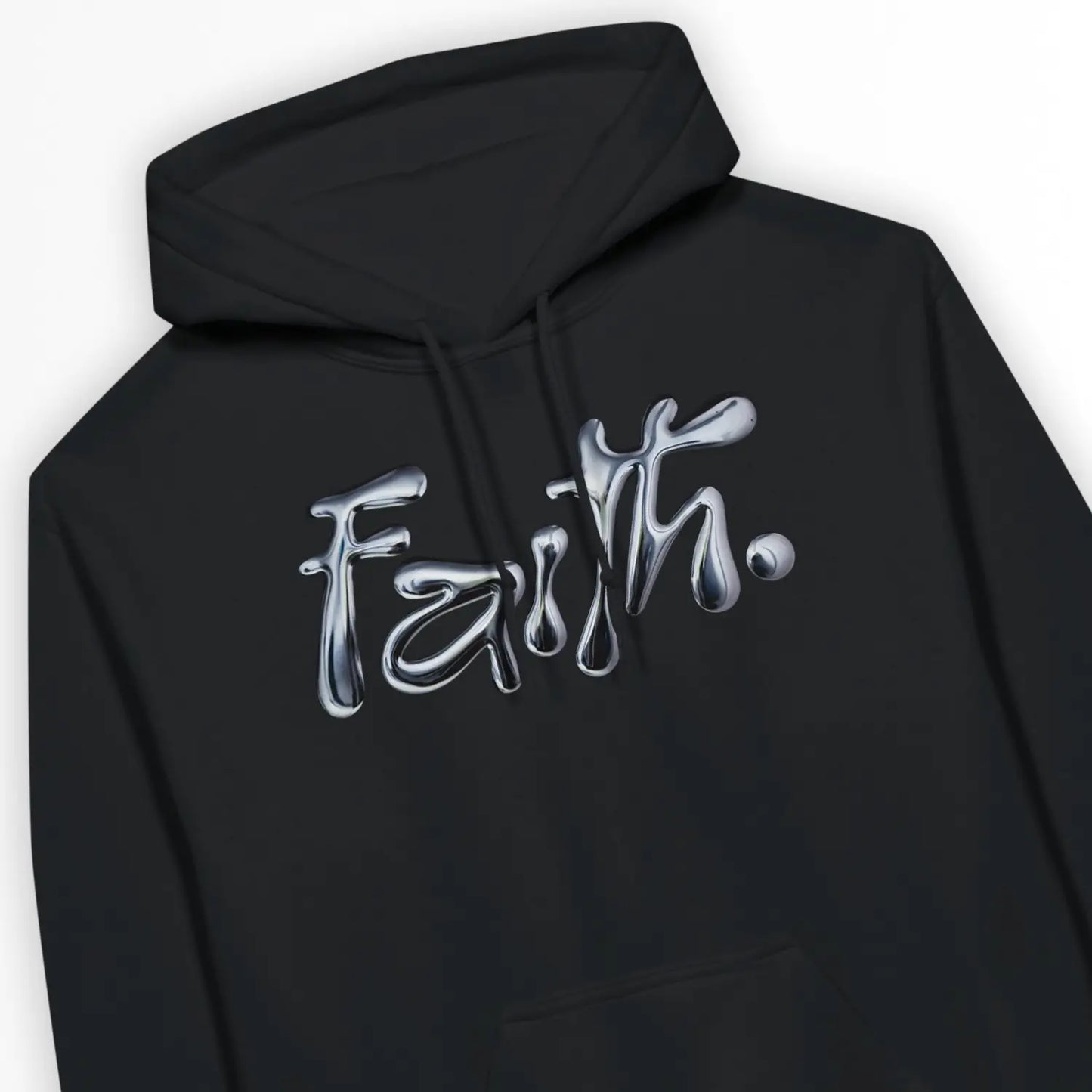 Faith. (Chrome Effect) | Premium Unisex Christian Hoodie