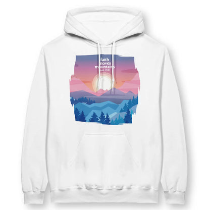 Faith Moves Mountains (Matt. 17:20) | Premium Unisex Christian Hoodie