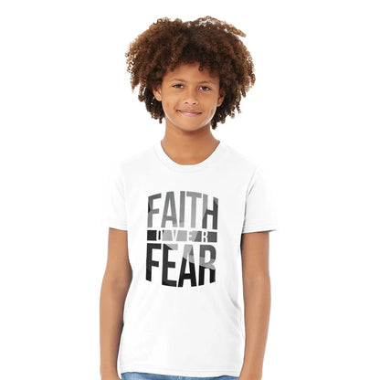 Faith Over Fear 3.0 | Premium Kids' Christian T-Shirt