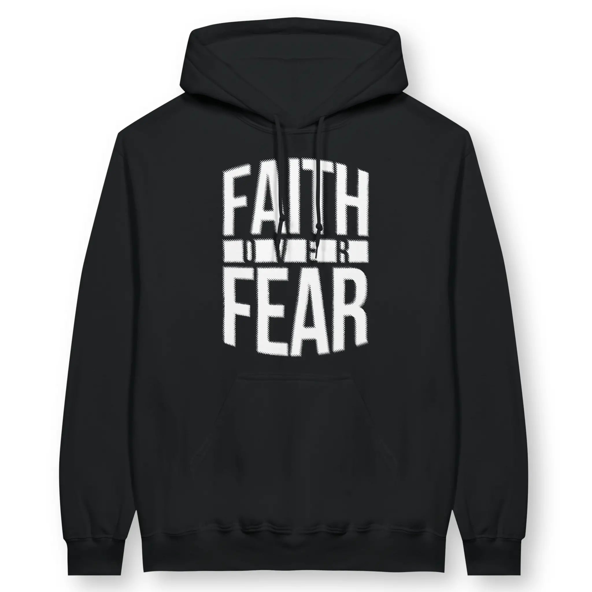 Faith Over Fear – Unisex Christian Hoodie designed by 3rd Day Christian Clothing.