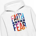 Faith Over Fear (2nd Edition) – Unisex Christian Hoodie designed by 3rd Day Christian Clothing.