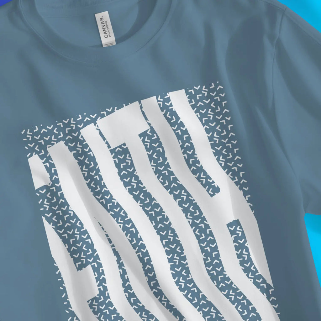 Faith (Wavy) – Unisex Christian T-Shirt designed by 3rd Day Christian Clothing.