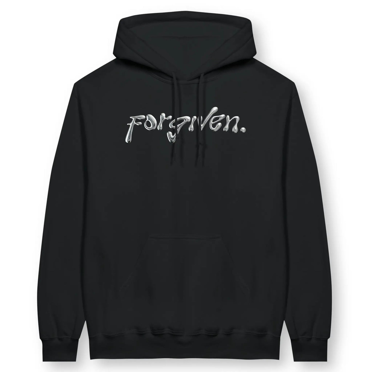 Forgiven. (Chrome Effect) | Premium Unisex Christian Hoodie