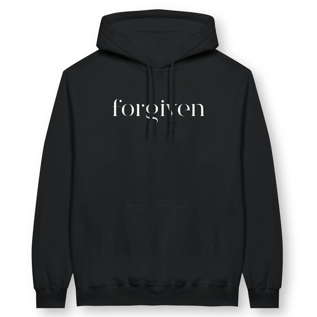 Forgiven (with a touch of class) – Unisex Christian Hoodie designed by 3rd Day Christian Clothing.