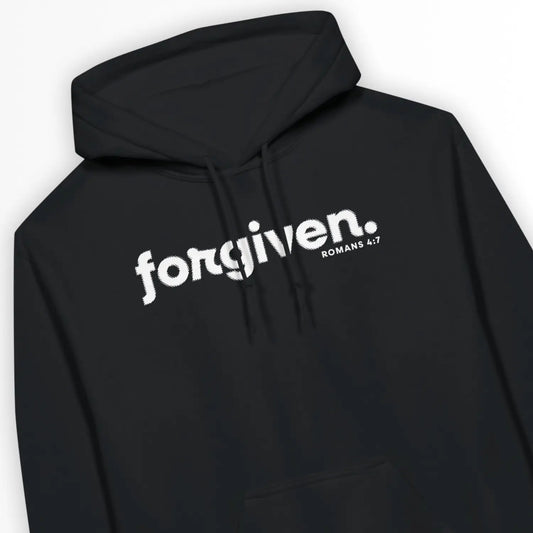 forgiven (Romans 4:7) | Premium Unisex Christian Hoodie