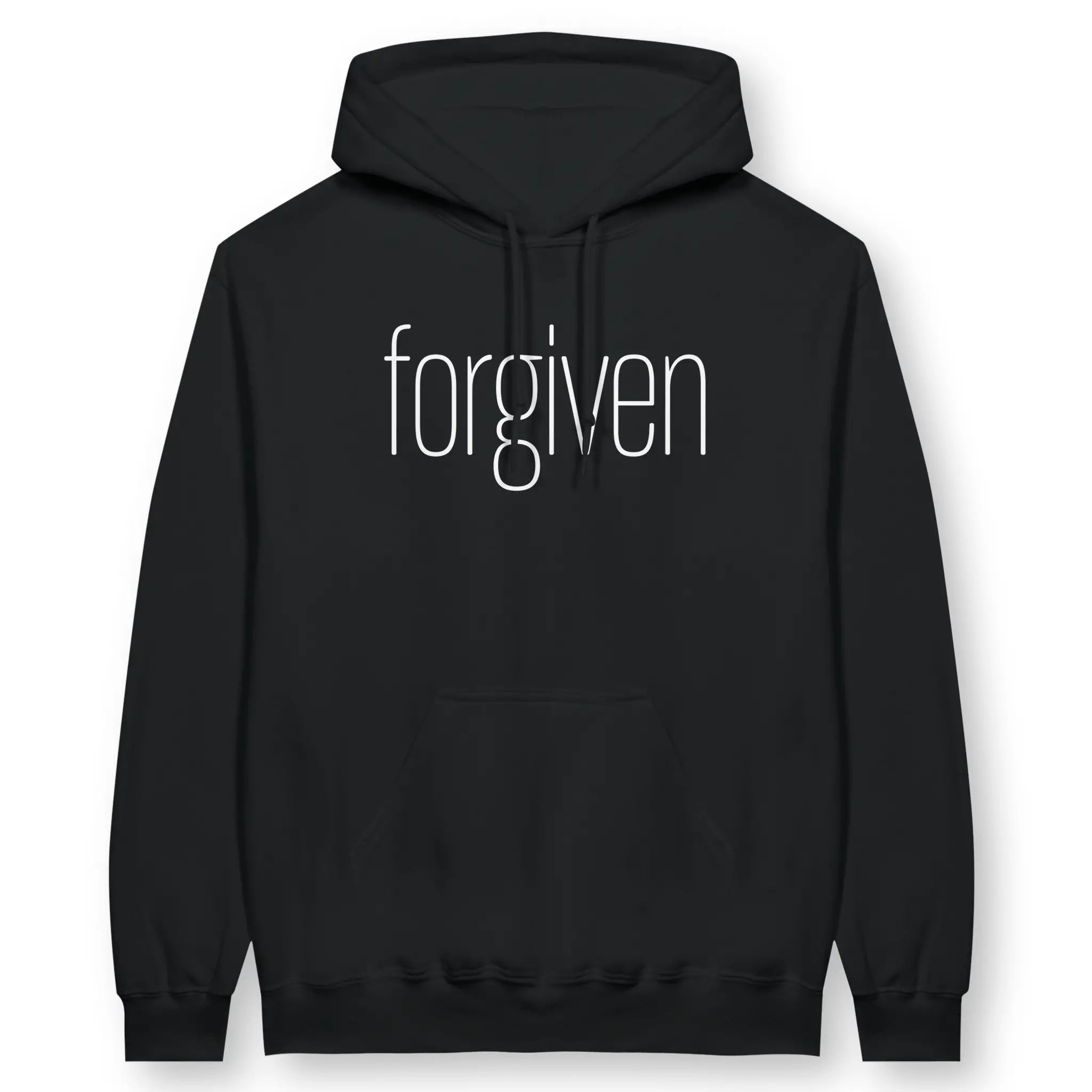 forgiven (thin) – Unisex Christian Hoodie designed by 3rd Day Christian Clothing.