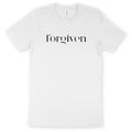 Forgiven (with a touch of class) – Unisex Christian T-Shirt designed by 3rd Day Christian Clothing.