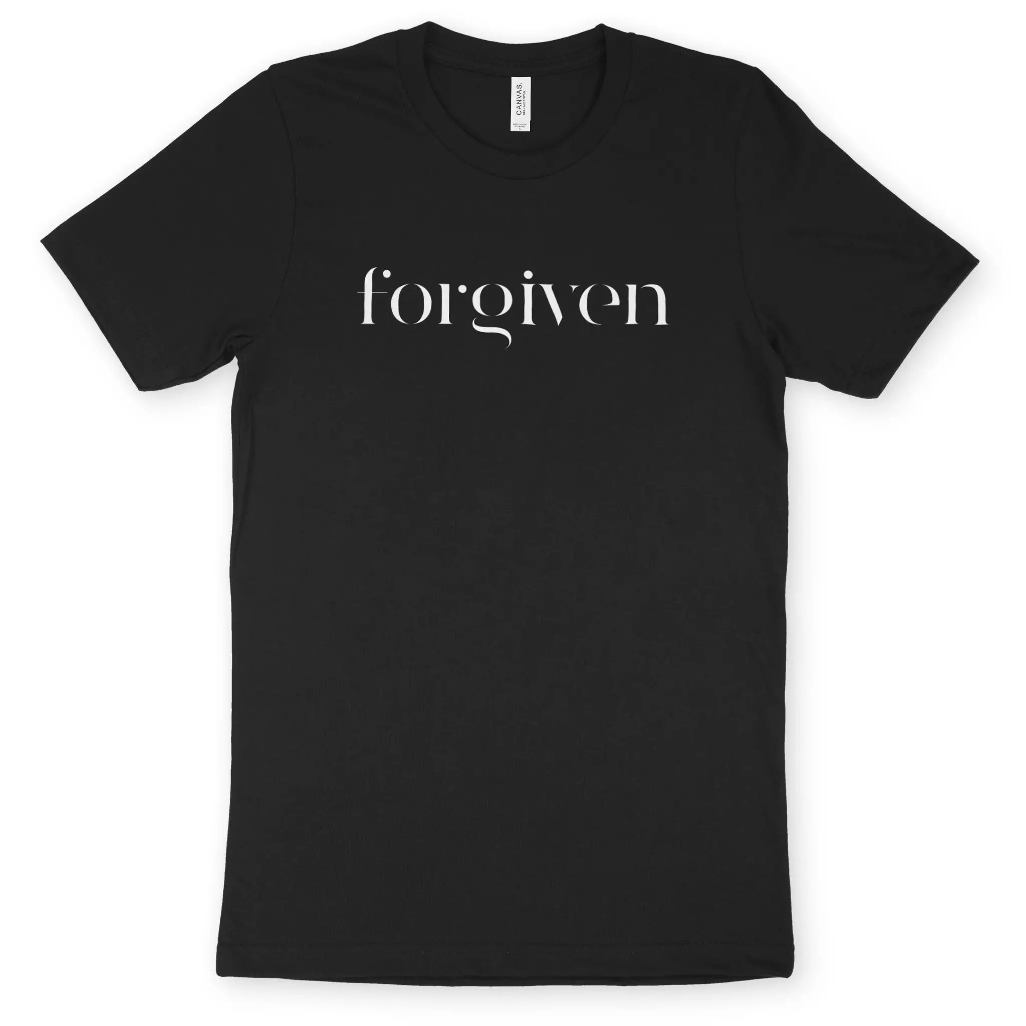 Forgiven (with a touch of class) – Unisex Christian T-Shirt designed by 3rd Day Christian Clothing.