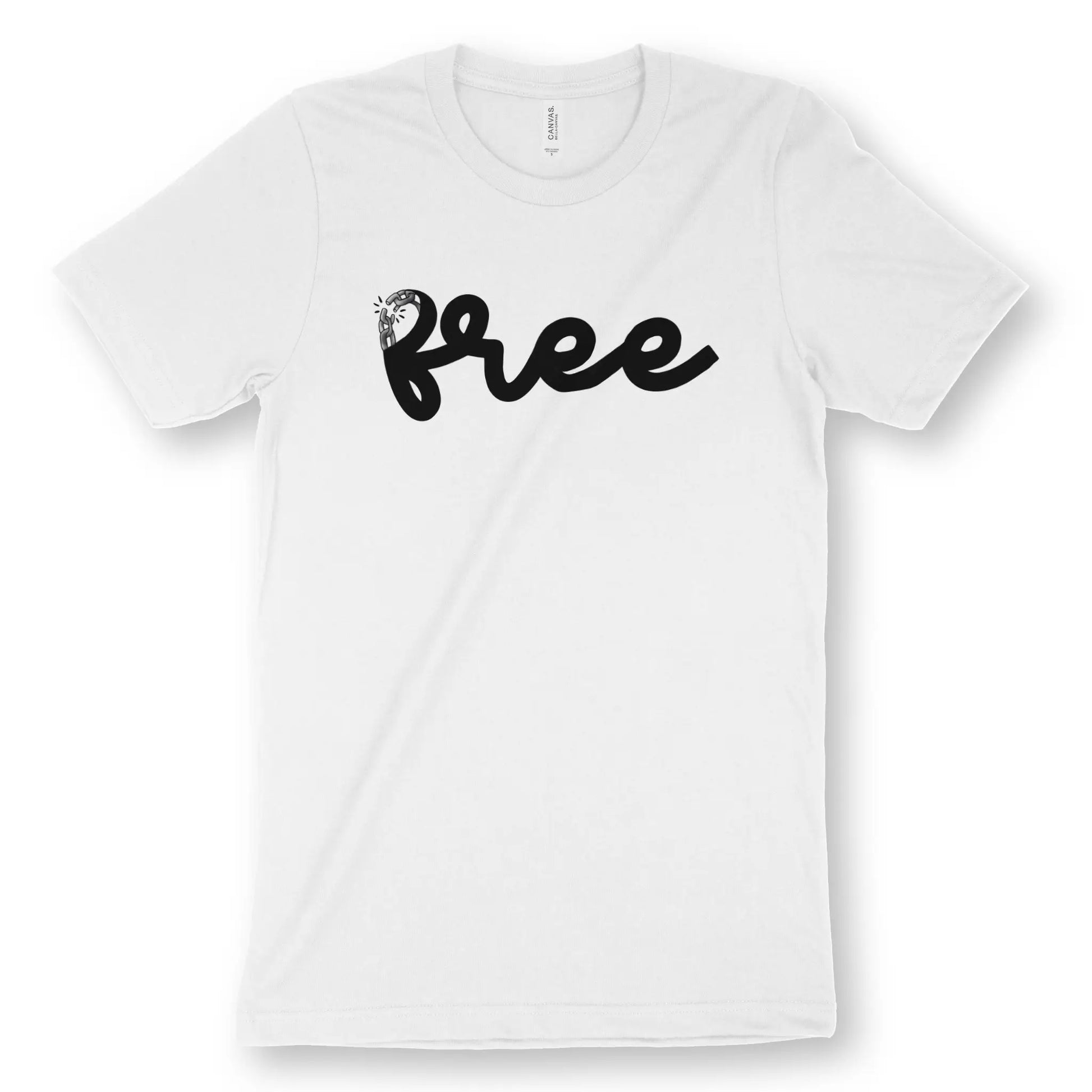 free (Broken Chains) | Premium Unisex Christian T-Shirt designed by 3rd Day Christian Clothing.