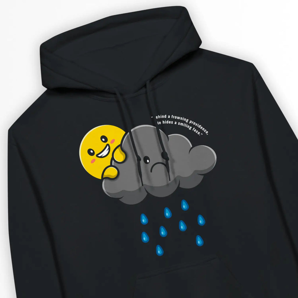 Behind A Frowning Providence – Unisex Christian Hoodie designed by 3rd Day Christian Clothing.