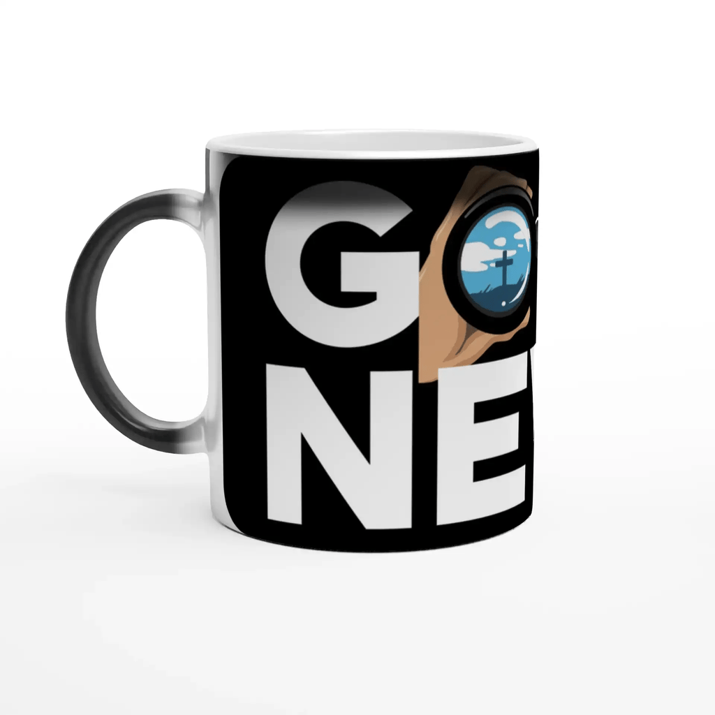 Good News – Christian Magic Mug designed by 3rd Day Christian Clothing.