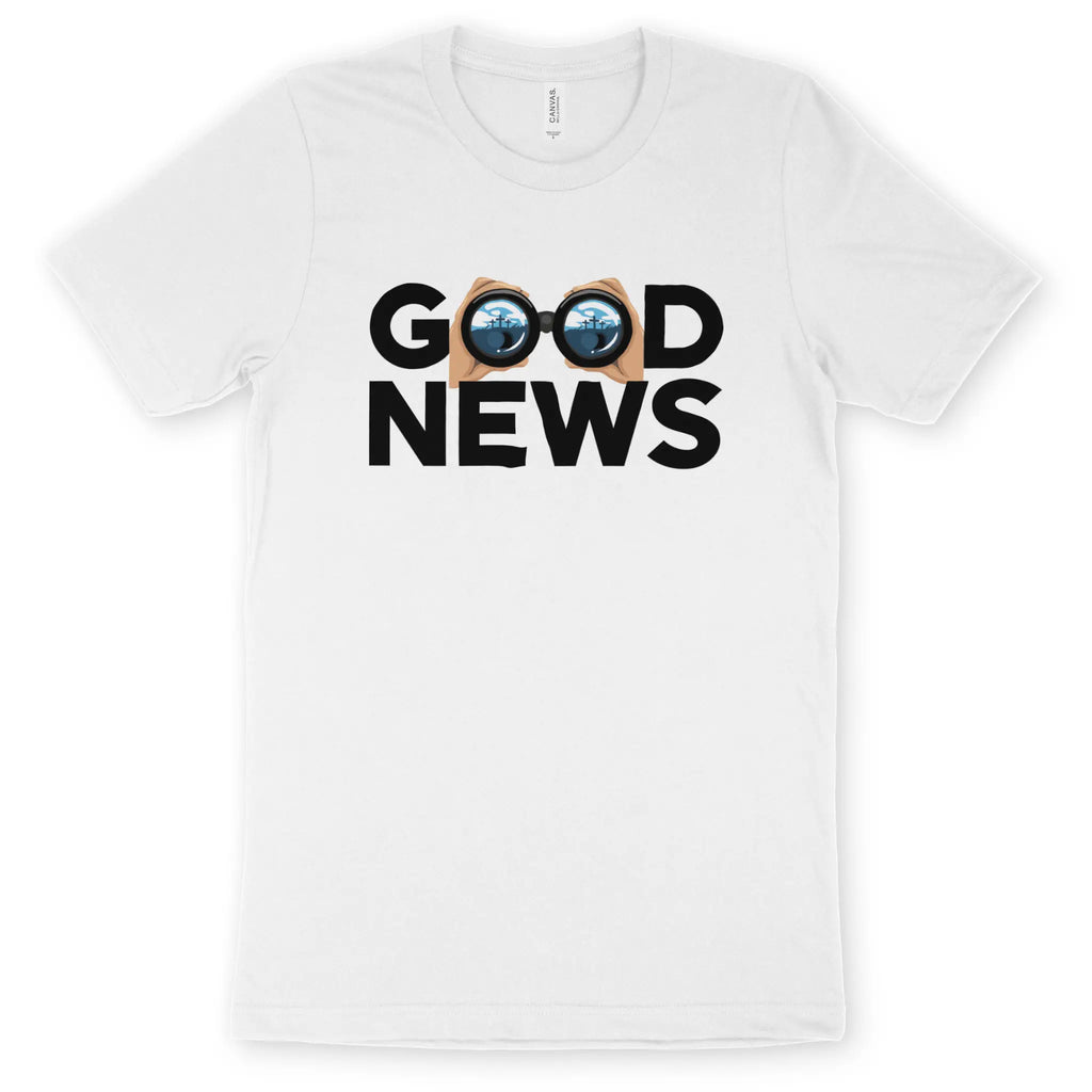 Good News (Empty Tomb, 2nd Edition) – Unisex Christian T-Shirt designed by 3rd Day Christian Clothing.