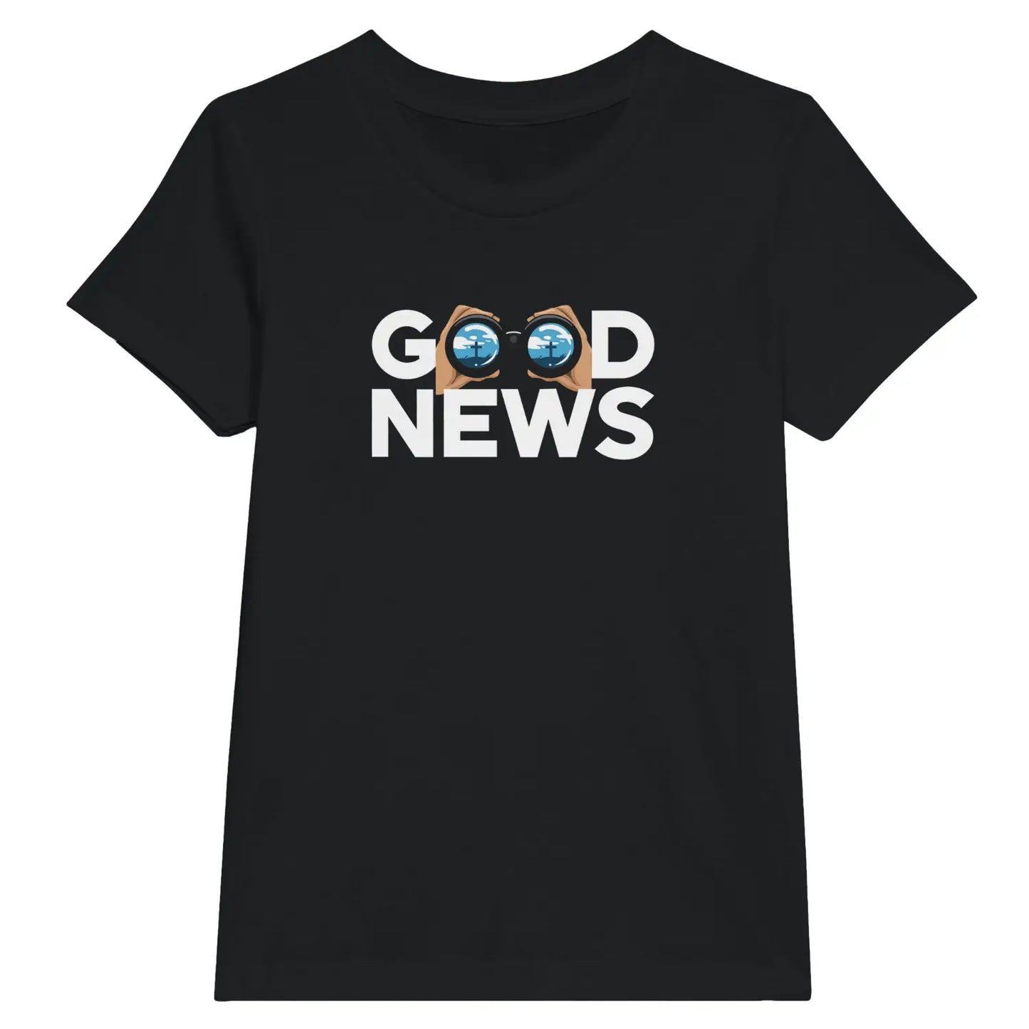 Good News (Cross) | Premium Kids' Christian T-Shirt