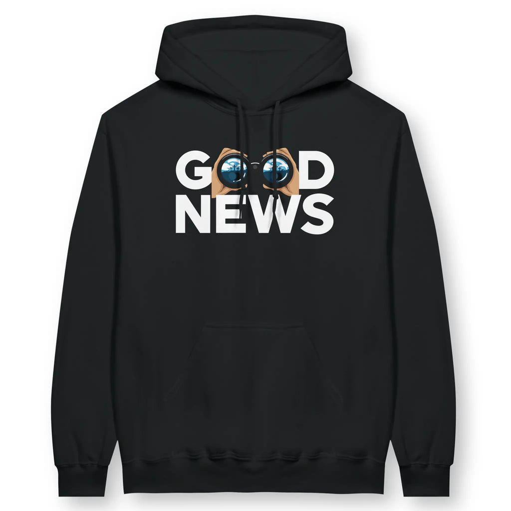 Good News (Empty Tomb) – Unisex Christian Hoodie designed by 3rd Day Christian Clothing.