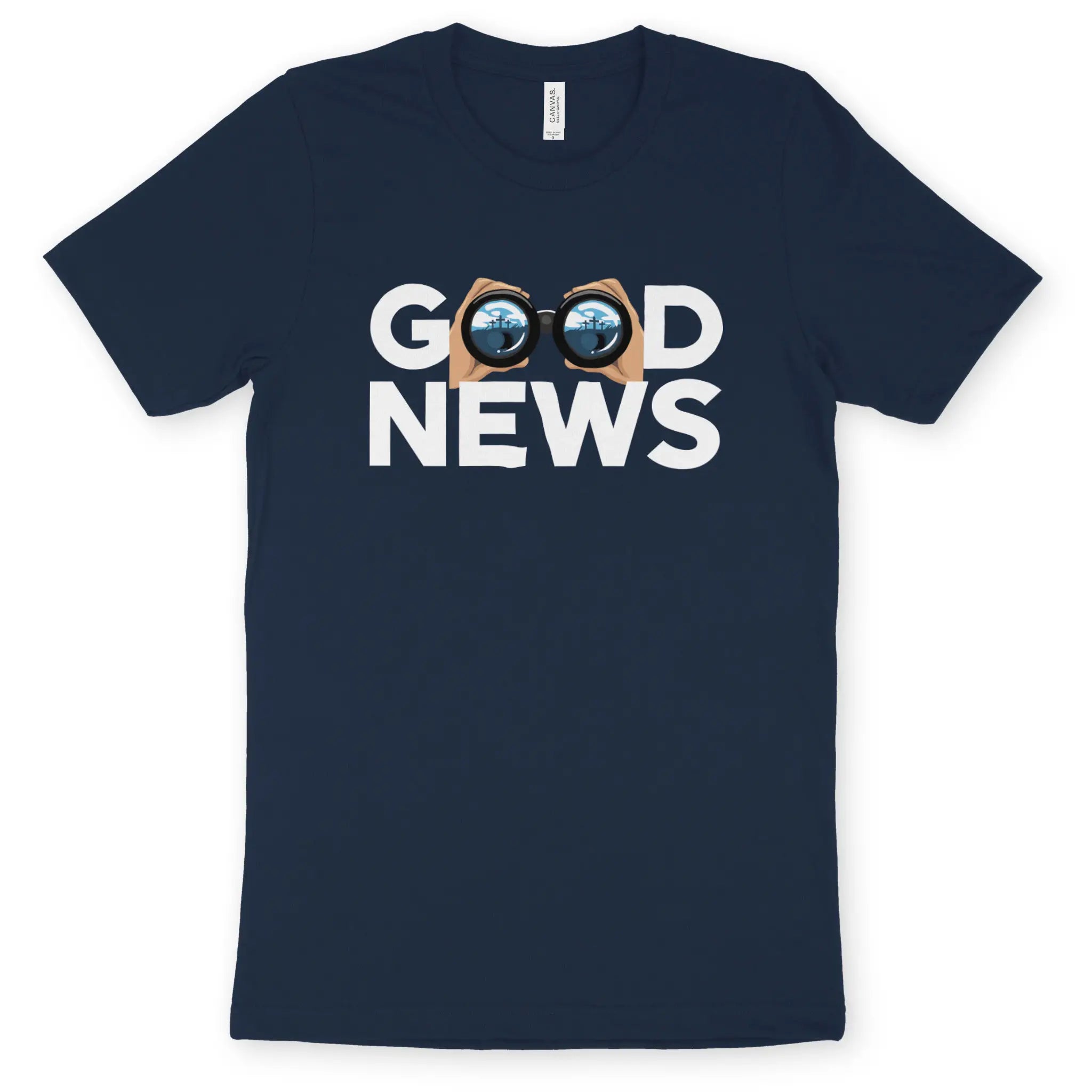 Good News (Empty Tomb, 2nd Edition) – Unisex Christian T-Shirt designed by 3rd Day Christian Clothing.