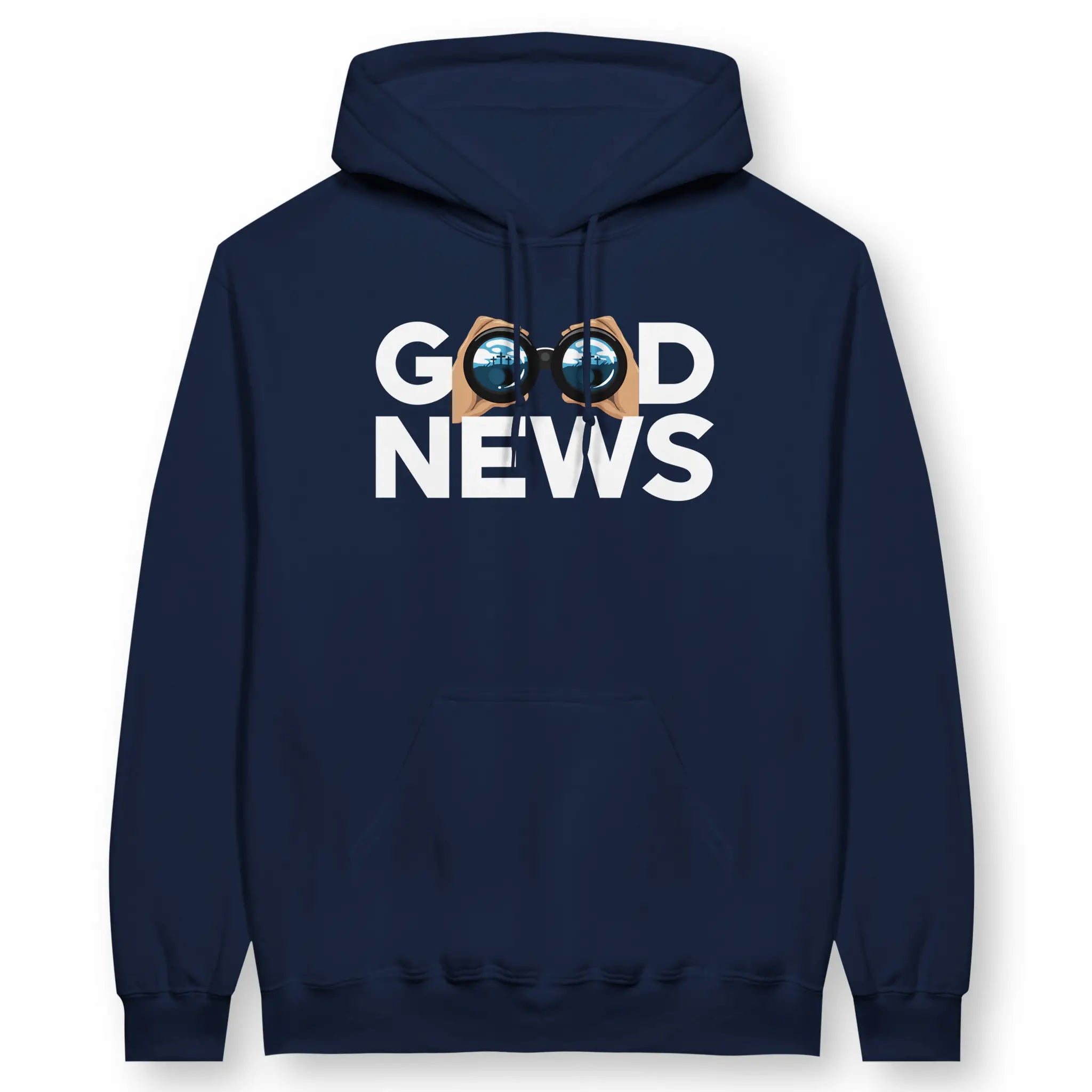 Good News (Empty Tomb, 2nd Edition) – Unisex Christian Hoodie designed by 3rd Day Christian Clothing.