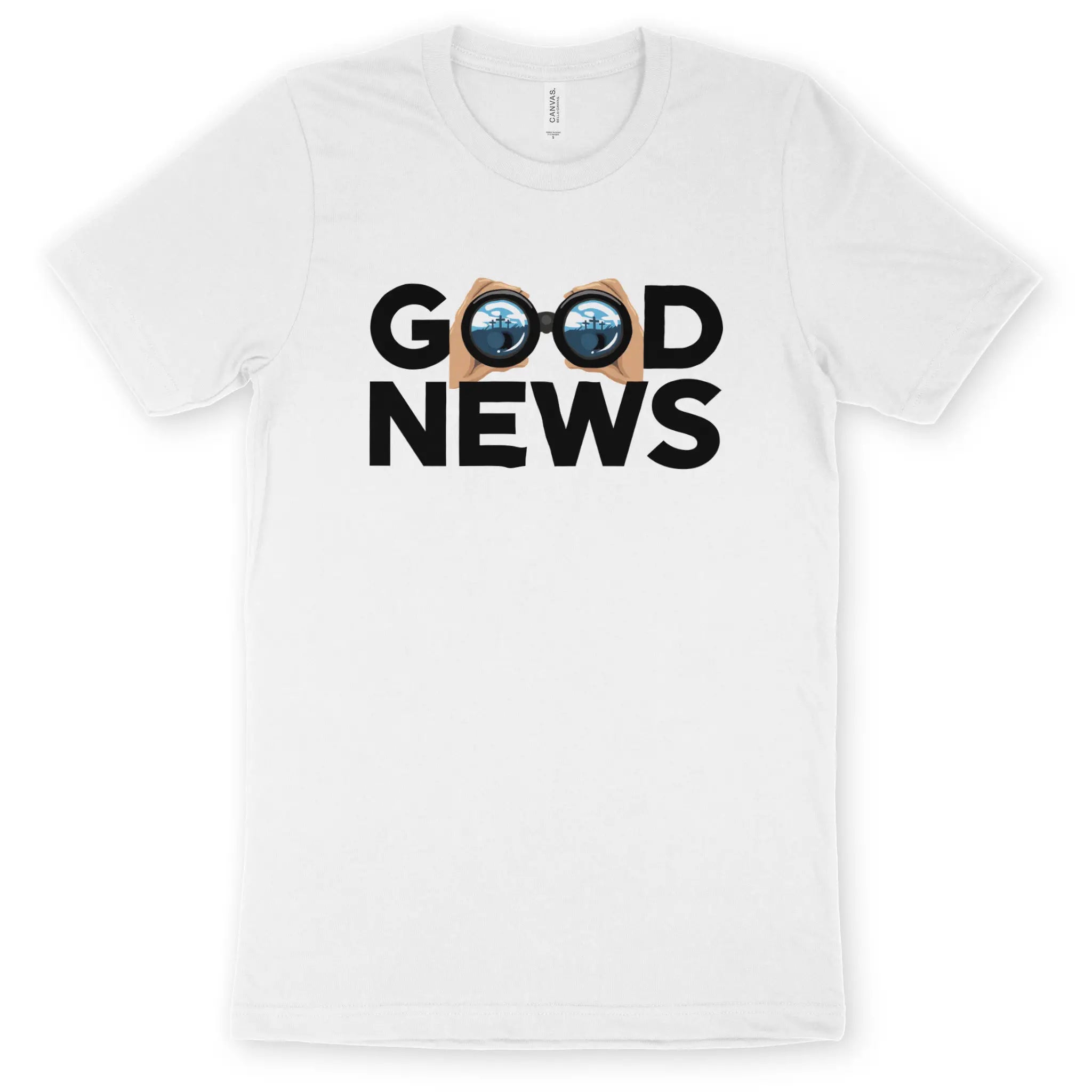 Good News (Empty Tomb, 2nd Edition) – Unisex Christian T-Shirt designed by 3rd Day Christian Clothing.