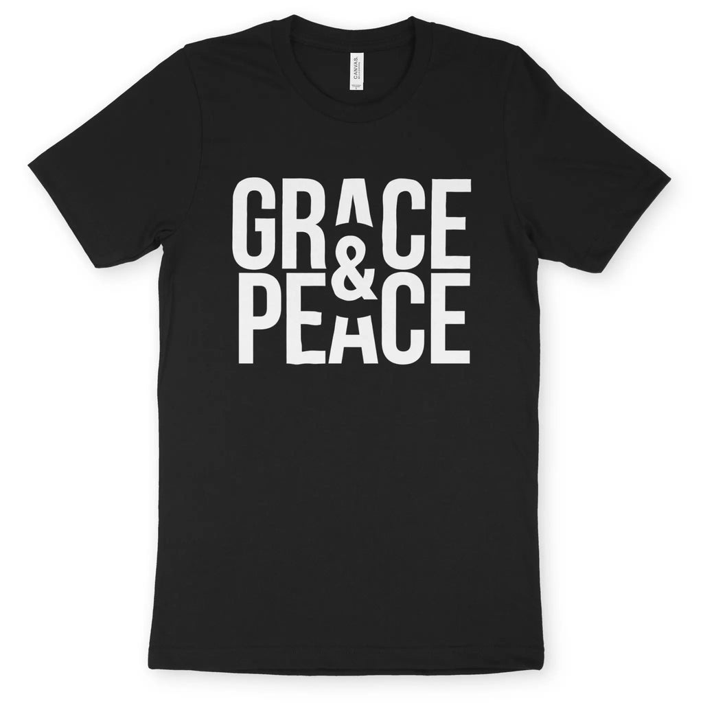 Grace & Peace (2nd Edition) – Unisex Christian T-Shirt designed by 3rd Day Christian Clothing.
