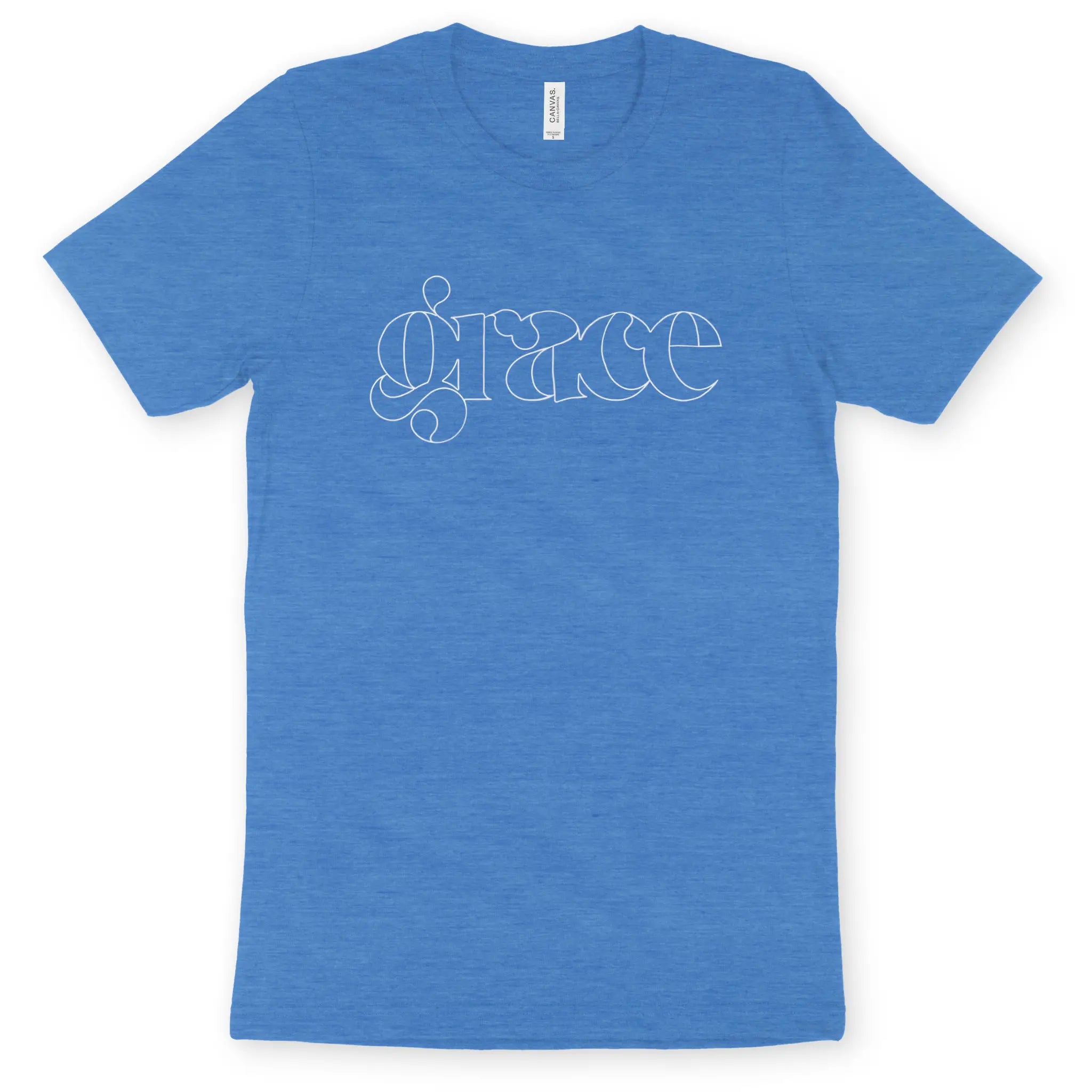 grace (minimal) – Unisex Christian T-Shirt designed by 3rd Day Christian Clothing.