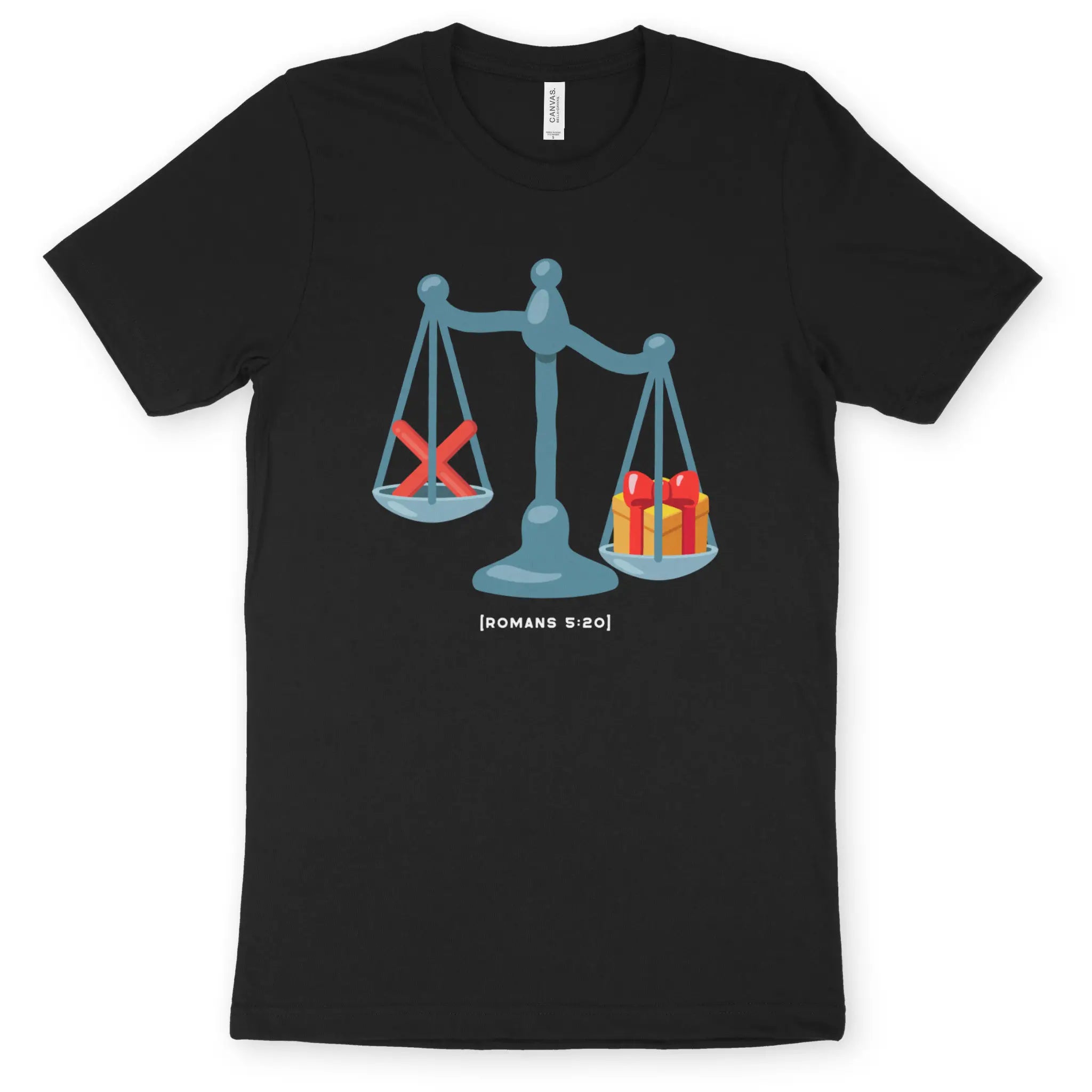 Grace > Sin – Unisex Christian T-Shirt designed by 3rd Day Christian Clothing.