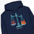 Grace > Sin – Unisex Christian Hoodie designed by 3rd Day Christian Clothing.