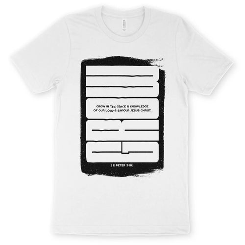 GROW in the Grace (Paint) – Unisex Christian T-Shirt designed by 3rd Day Christian Clothing.