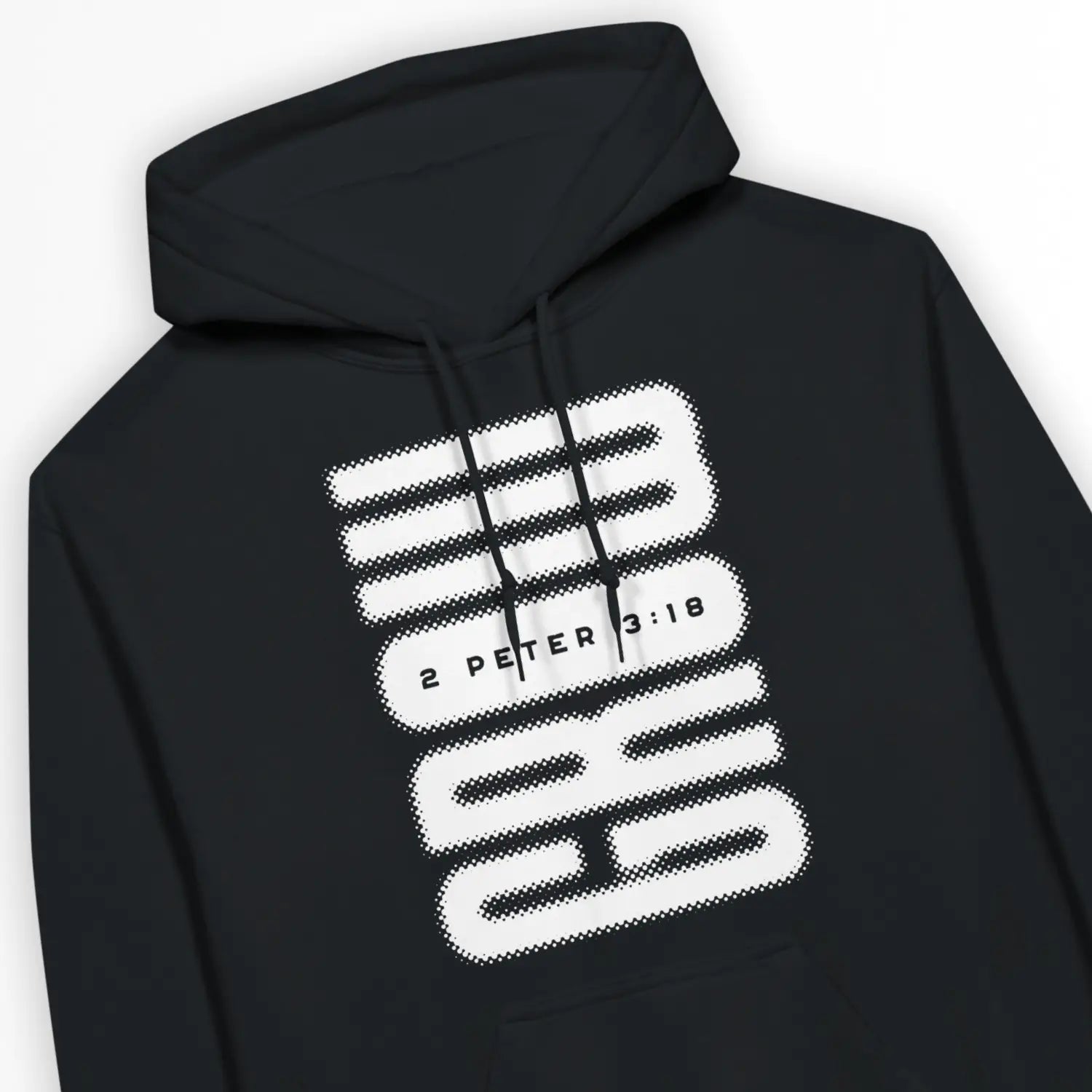 GROW (Halftone) – Unisex Christian Hoodie designed by 3rd Day Christian Clothing.