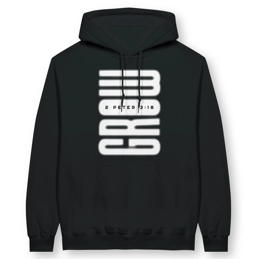 GROW (Halftone) – Unisex Christian Hoodie designed by 3rd Day Christian Clothing.