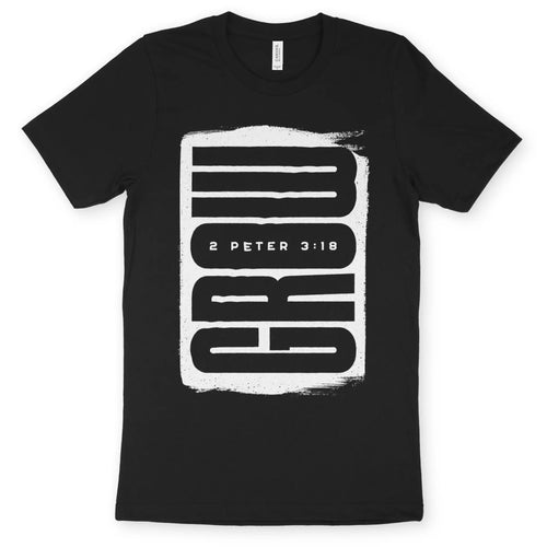 GROW (Paint) – Unisex Christian T-Shirt designed by 3rd Day Christian Clothing.