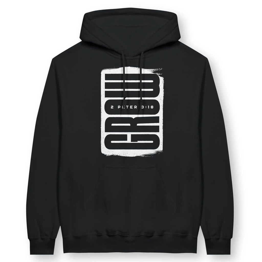 GROW (Paint) – Unisex Christian Hoodie designed by 3rd Day Christian Clothing.