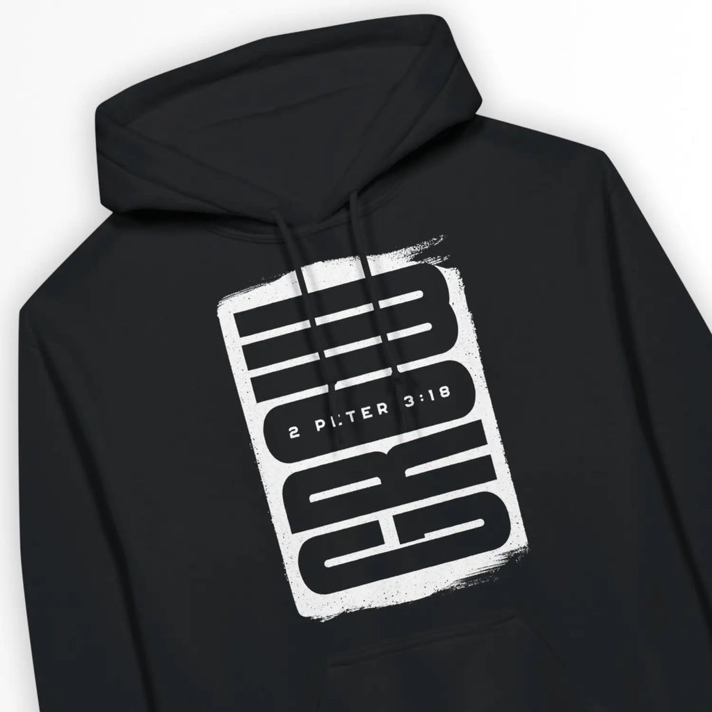 GROW (Paint) – Unisex Christian Hoodie designed by 3rd Day Christian Clothing.