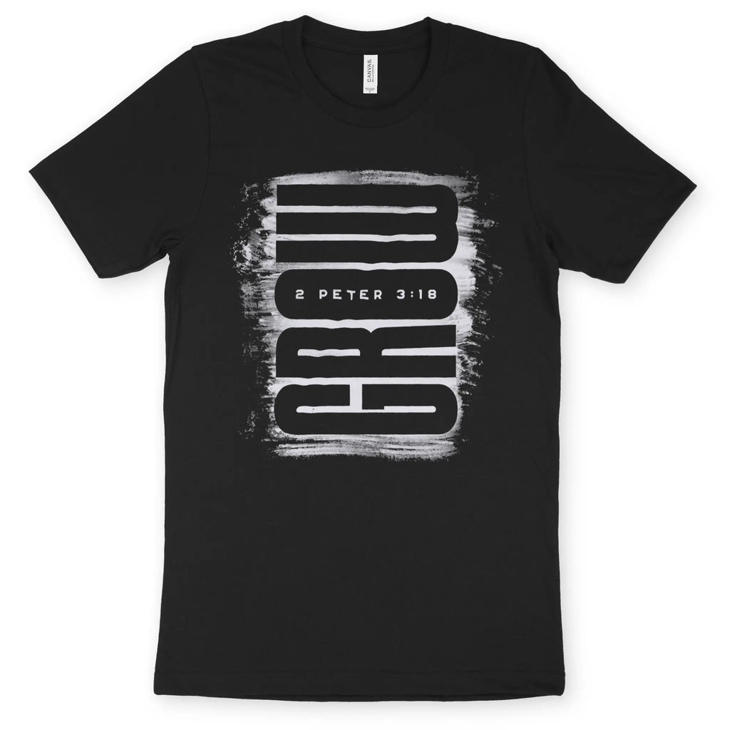 GROW (Paint, 3rd Edition) – Unisex Christian T-Shirt designed by 3rd Day Christian Clothing.