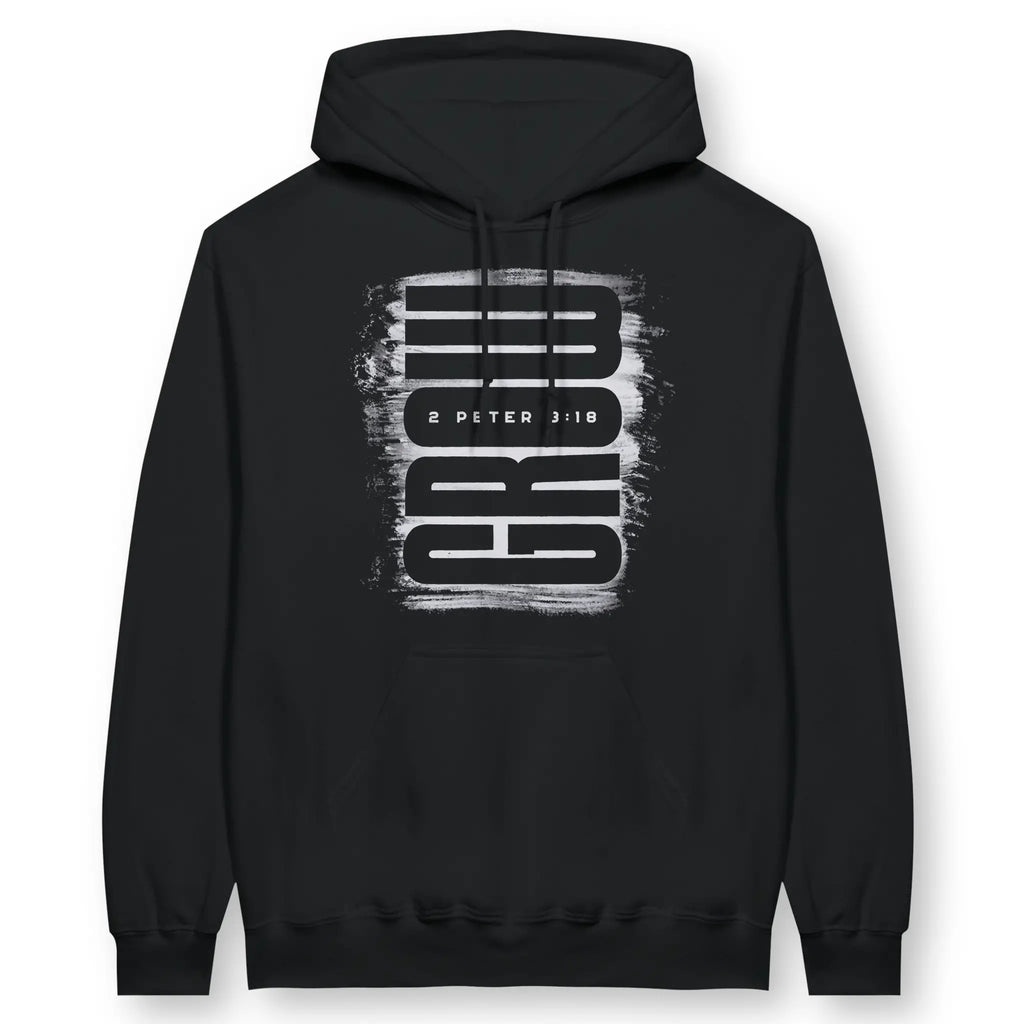 GROW (Paint, 3rd Edition) – Unisex Christian Hoodie designed by 3rd Day Christian Clothing.