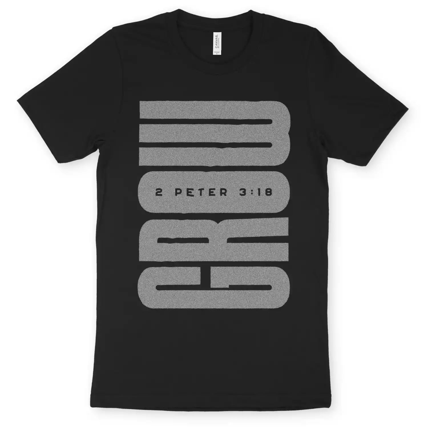 GROW (Textured, 2nd Edition) – Unisex Christian T-Shirt designed by 3rd Day Christian Clothing.