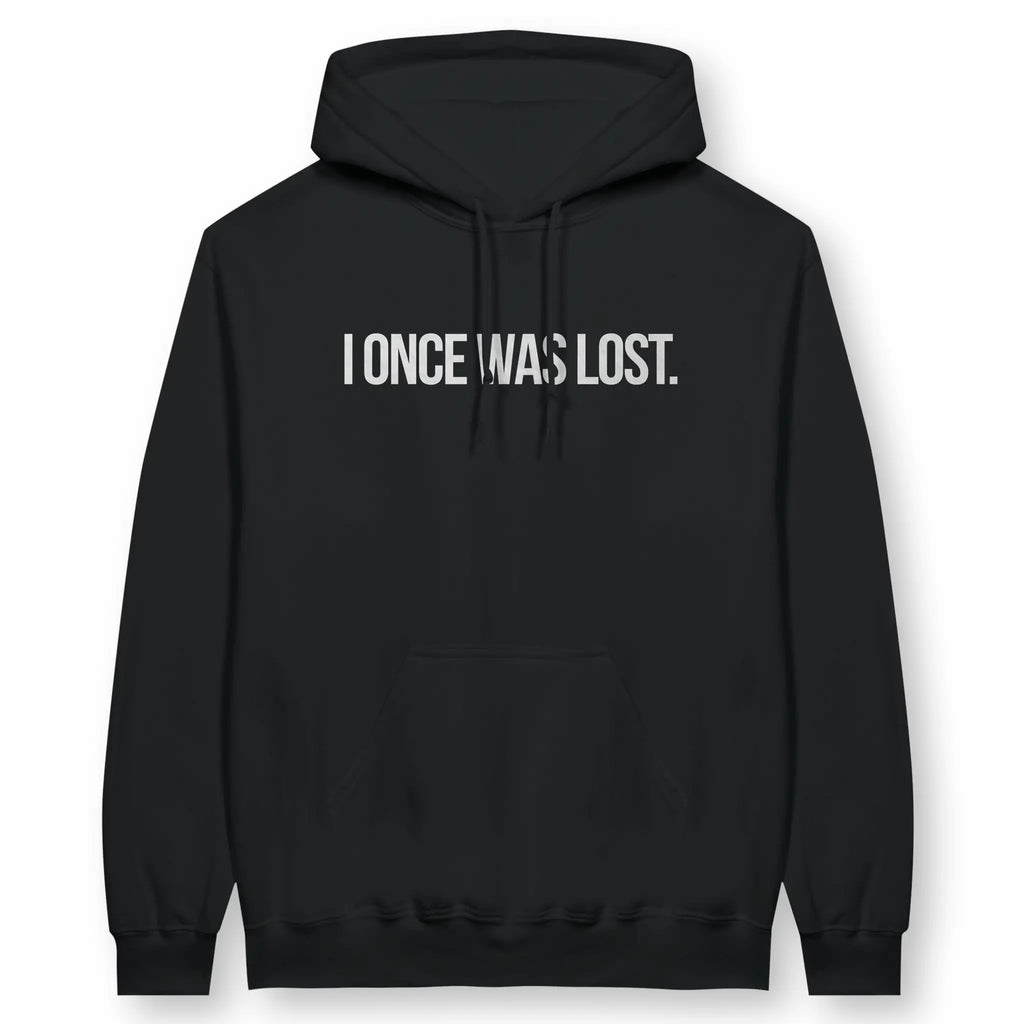 I Once Was Lost. – Unisex Christian Hoodie designed by 3rd Day Christian Clothing.