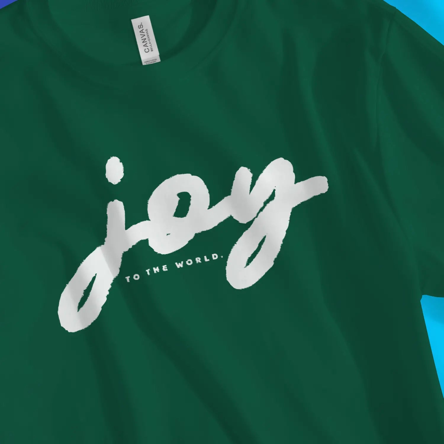 Joy To The World (Ink) 2.0 – Unisex Christian T-Shirt designed by 3rd Day Christian Clothing.