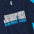 Justified (Blue Echo) – Unisex Christian T-Shirt designed by 3rd Day Christian Clothing.