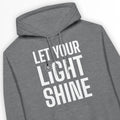 Let Your Light Shine – Unisex Christian Hoodie designed by 3rd Day Christian Clothing.