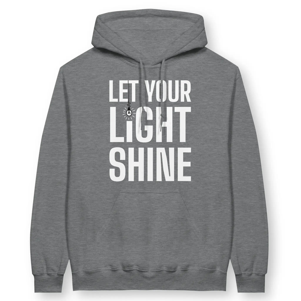 Let Your Light Shine – Unisex Christian Hoodie designed by 3rd Day Christian Clothing.